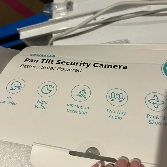SEHMUA Wi-Fi Security Camera 2-Pack - White